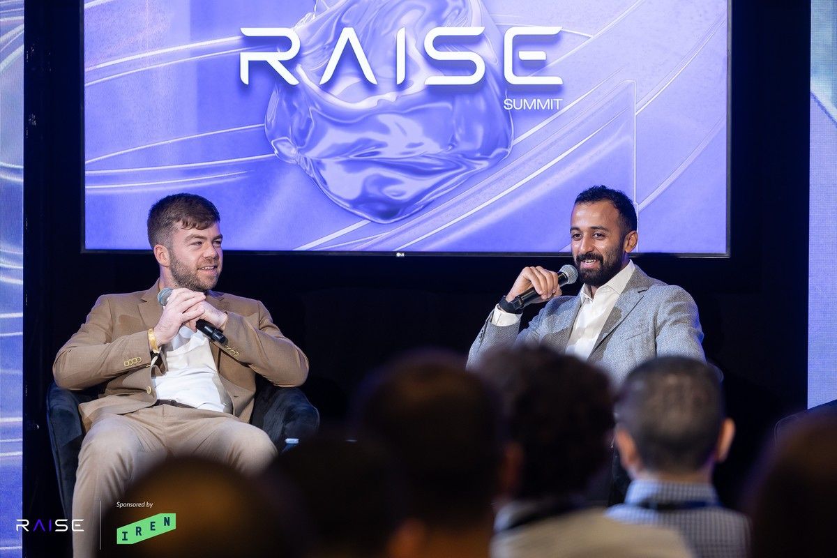 Rob Cahill speaking at RAISE Summit